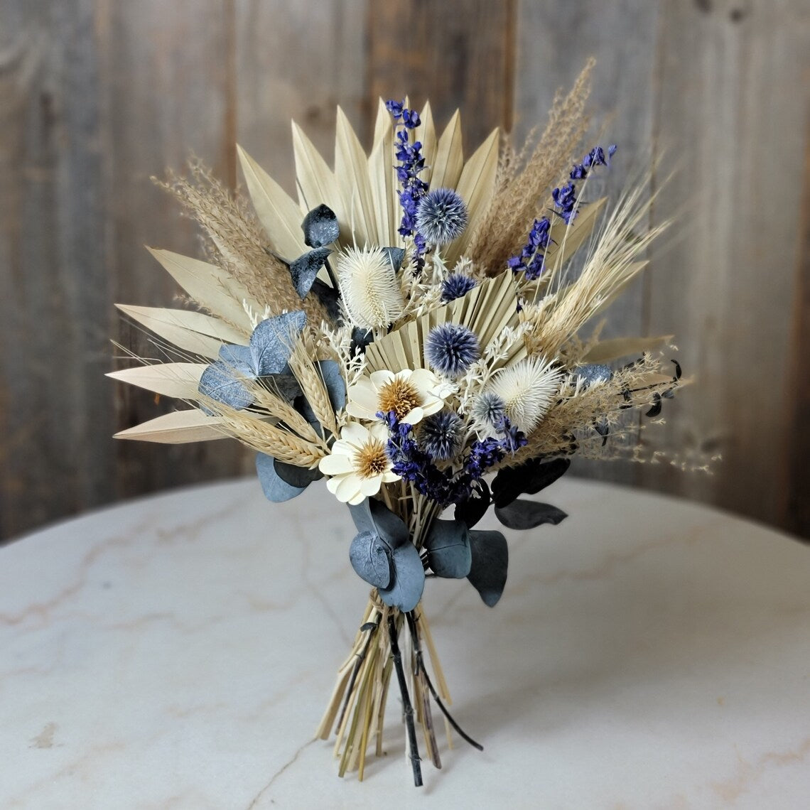 Dusk - Dried Flower Palm Bouquet