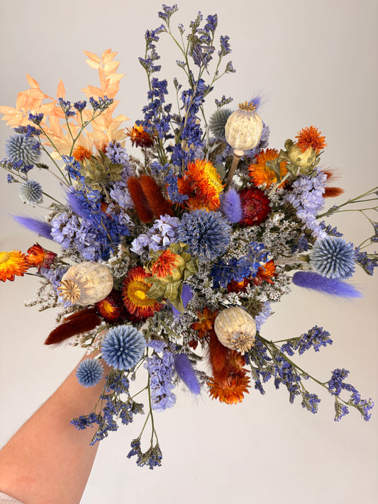 Blueberry Preserve Handheld Dried Bouquet