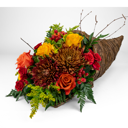 Horn of Plenty | Thanksgiving Table Arrangement