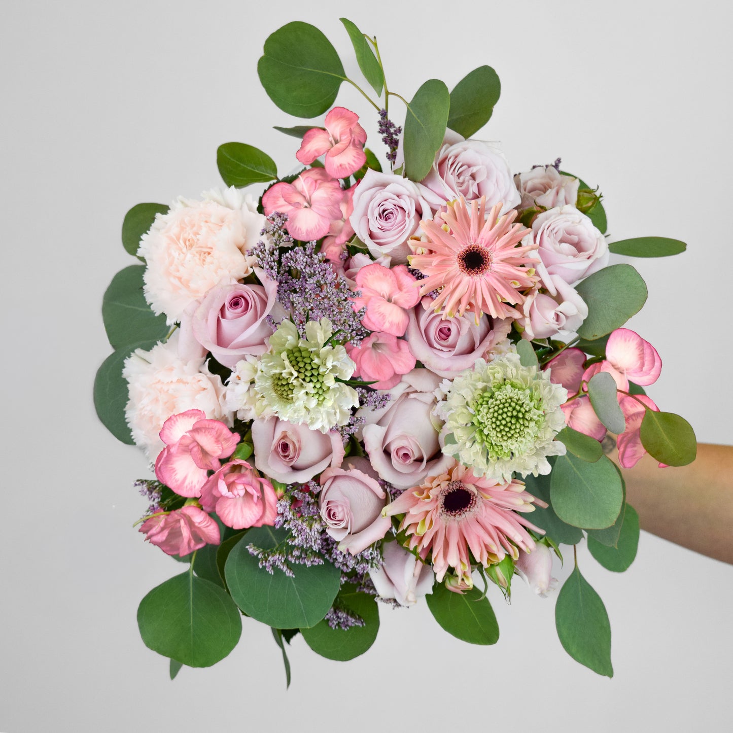 Rose Quartz Handheld Bouquet